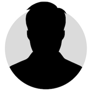 Male silhouette representing client testimonial